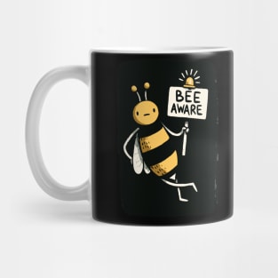 Bee aware Bee (Back Print) Mug